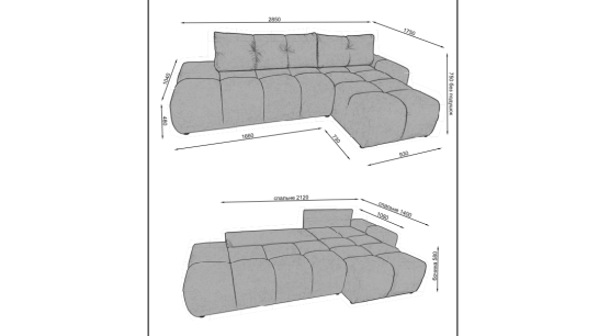 Lester corner sofa