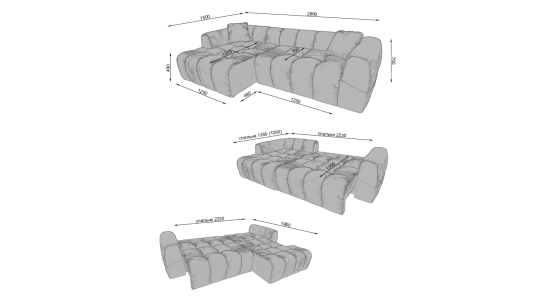 Modo corner sofa
